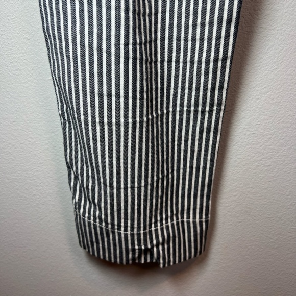 Brandy Melville John Galt Womens Tiden Pants Black White Striped High Rise Small - Picture 11 of 12